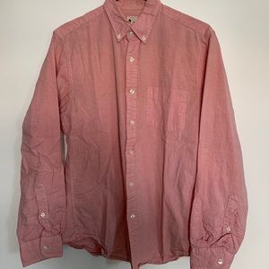 J. Crew Sun Washed Pink Button Up